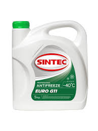 Антифриз G-11 Euro зеленый 5 кг SINTEC