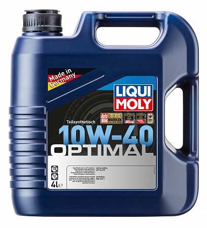 УСН 6 % Масло Optimal 10W-40 CF/SL A3/B3 (4л) п/с LiquiMoly