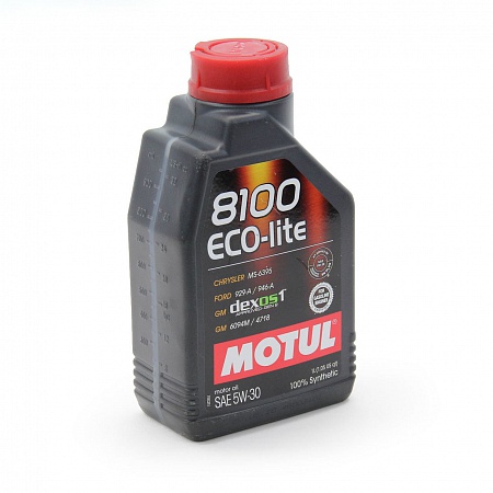 УСН 6 % Масло 108212Мотор/масло 8100 Eco-Lite 5w30 1л Motul