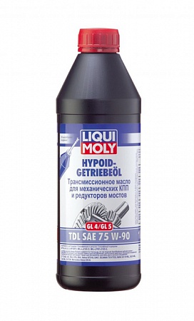 УСН 6 % Масло LiquiMoly П/с. тр. масло Hypoid-Getrib. TDL 75W-90 GL-4/GL-5/MT-1 (1л) LiquiMoly